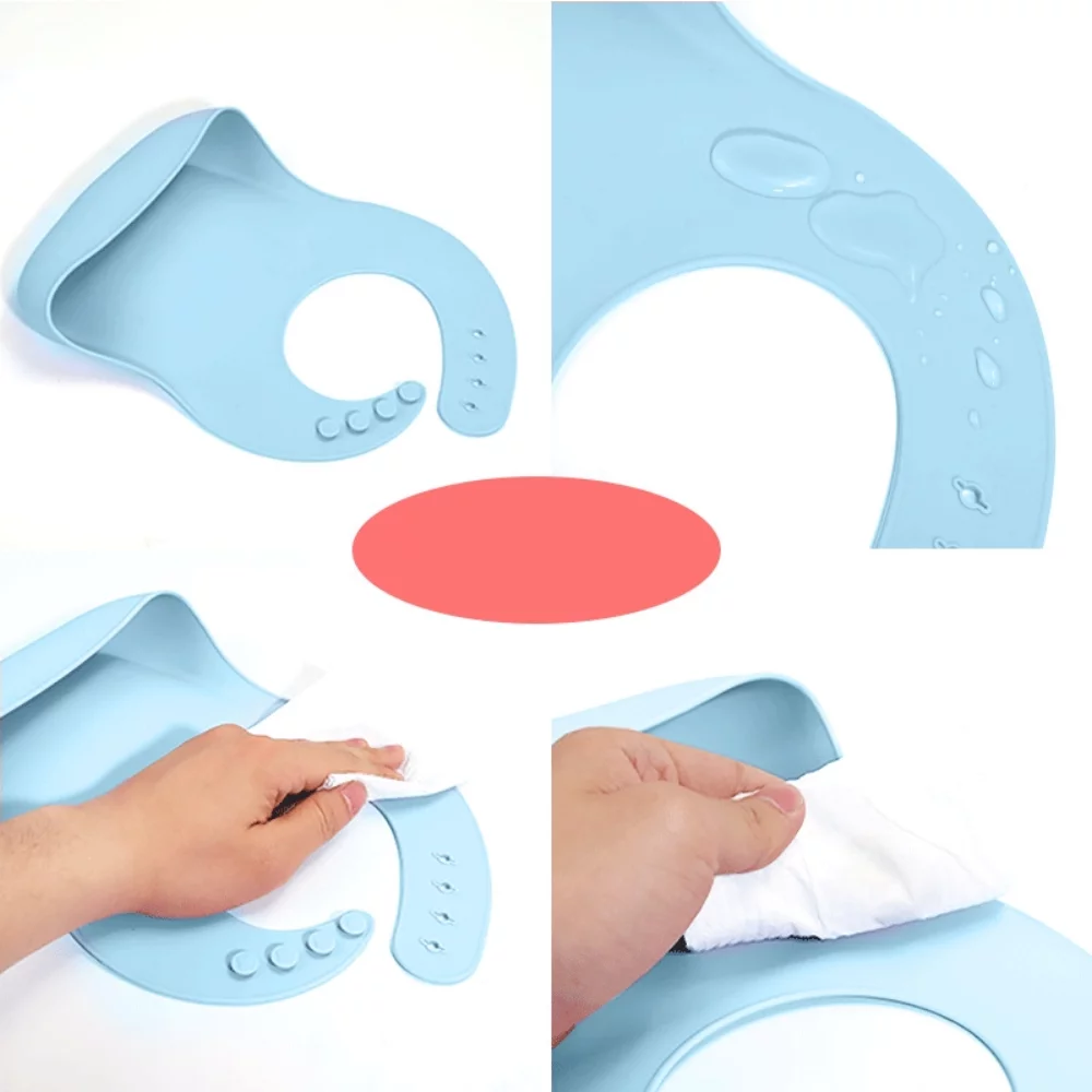 Bavoir en silicone pour bébé