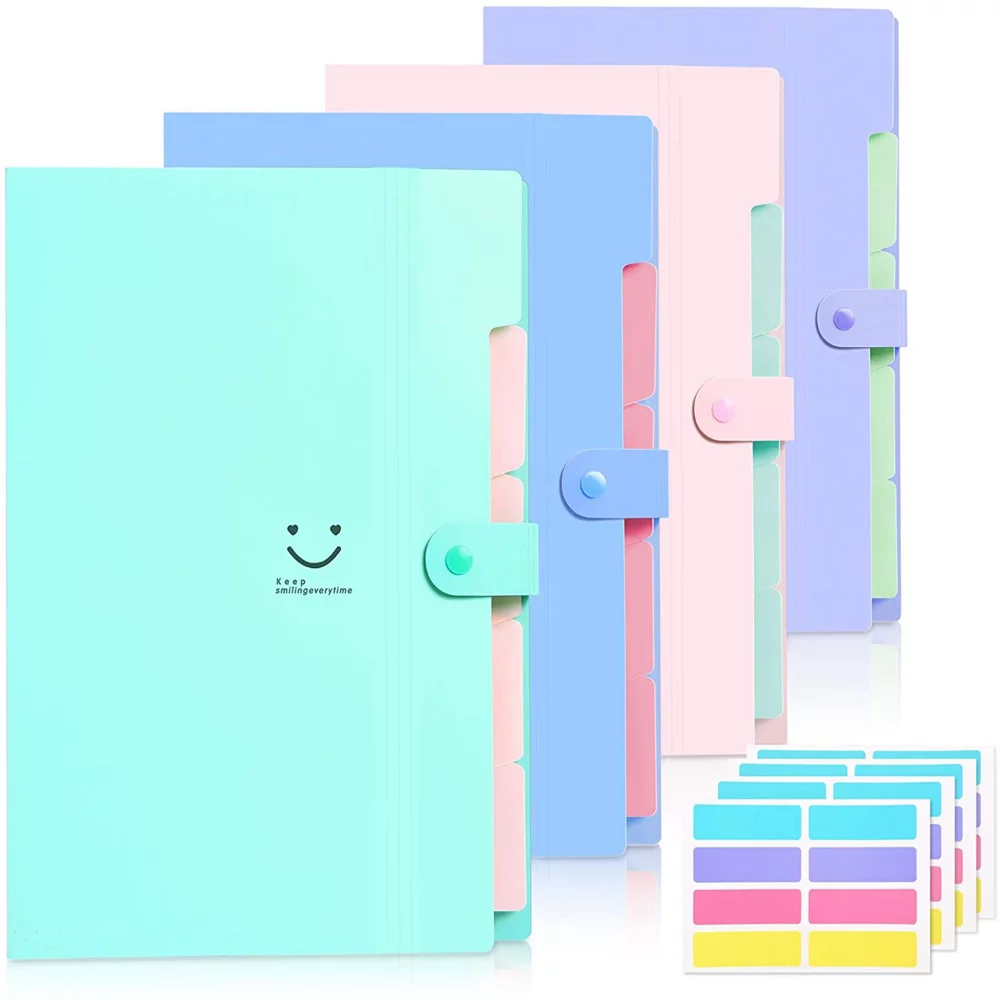 Classeur extensible à 5 poches