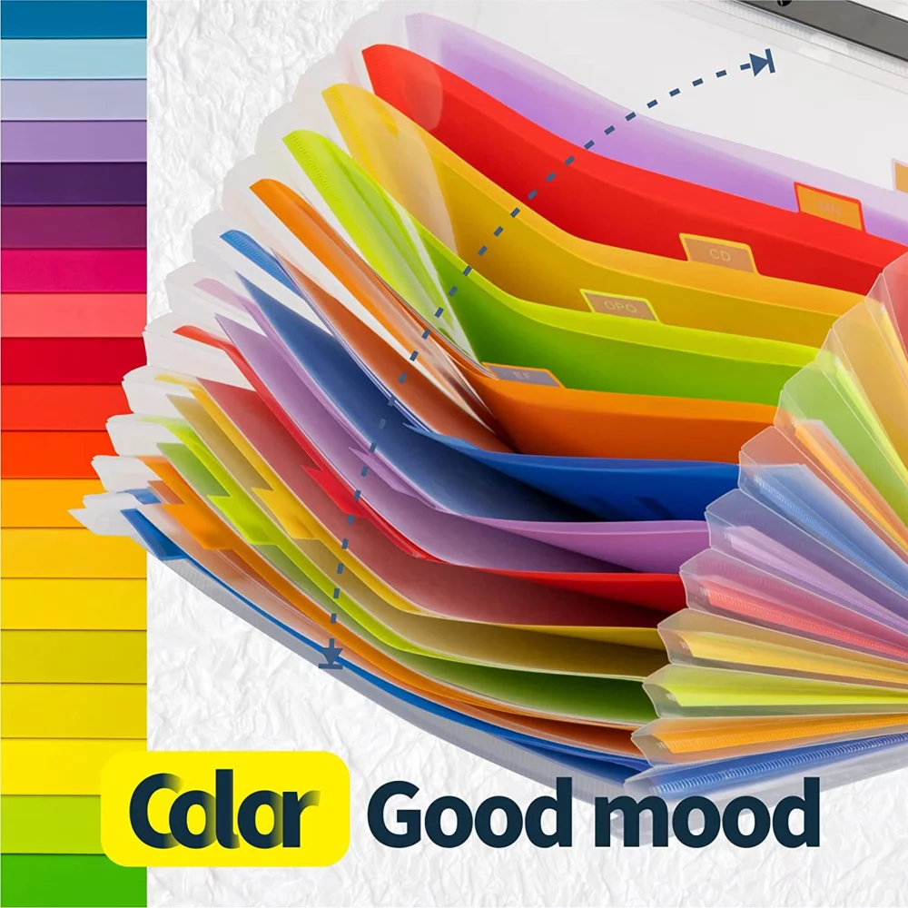 Expandable File Folder with Handle