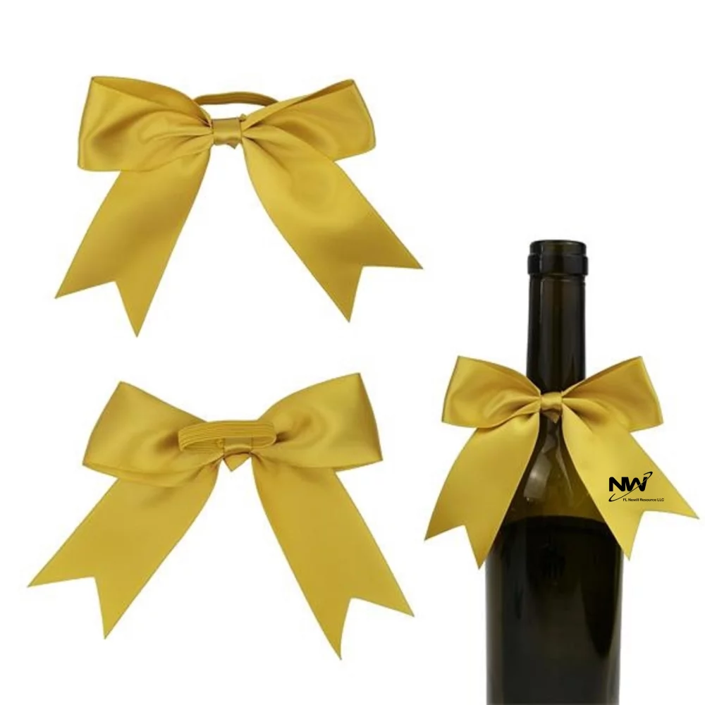 Ribbon Bow For Wine Bottles