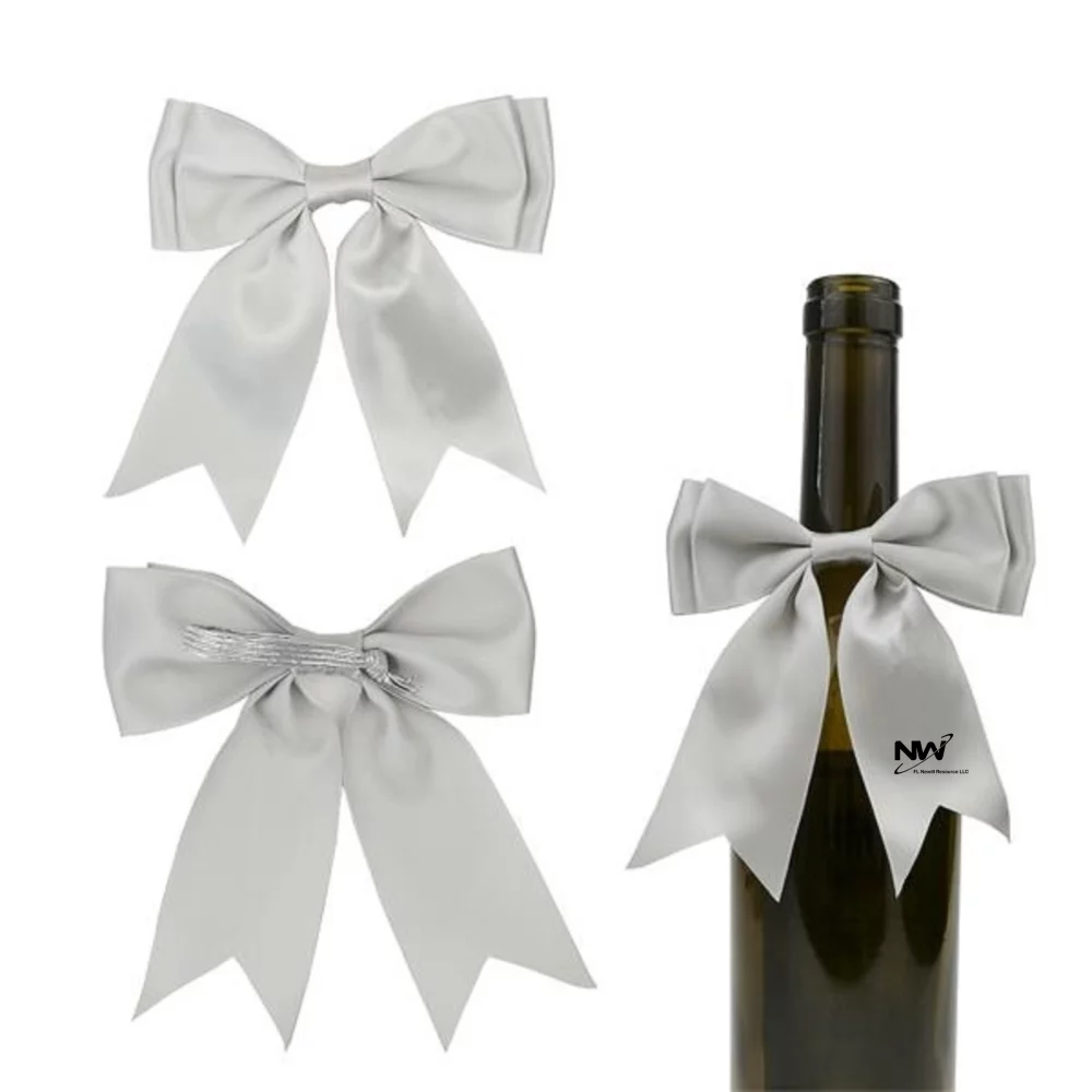 Ribbon Bow For Wine Bottles