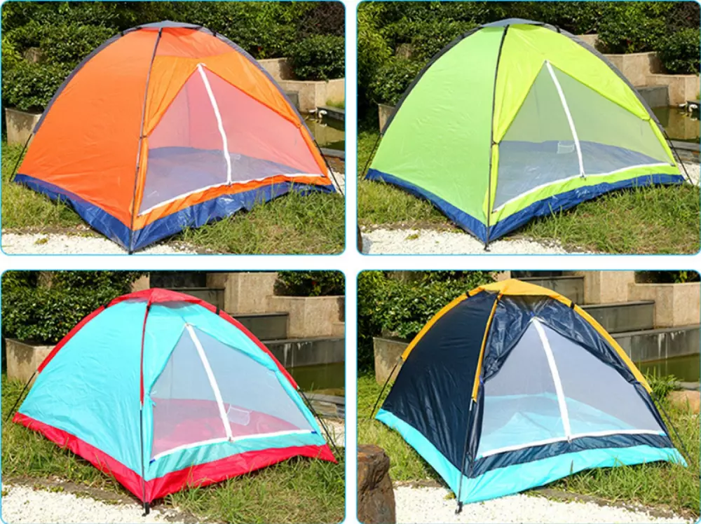 Tente de camping extérieure avec moustiquaire