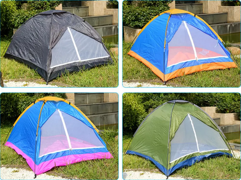 Tente de camping extérieure avec moustiquaire