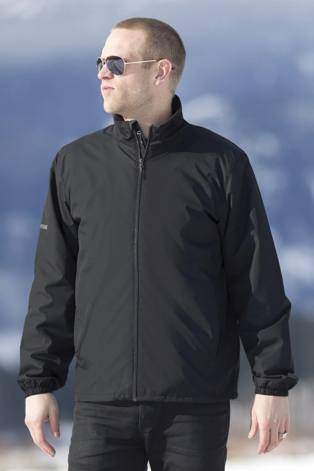 DryFrame® Micro Ripstop Tech Water Resistant Fleece Lined Jacket