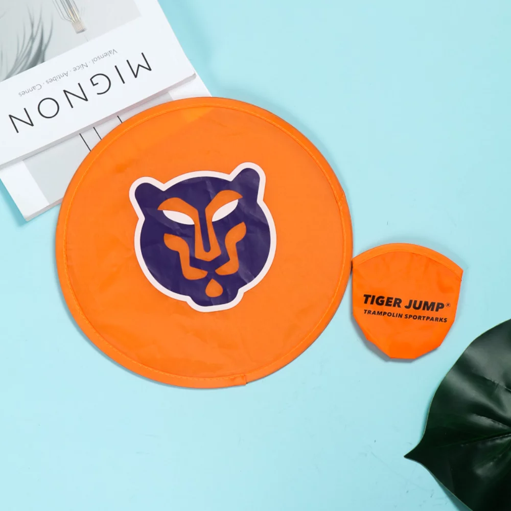 10'' Folding Nylon Flyer Frisbee Disc With Pouch