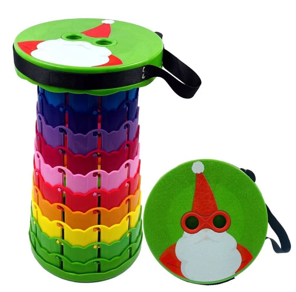 Rainbow Retractable Folding Stool