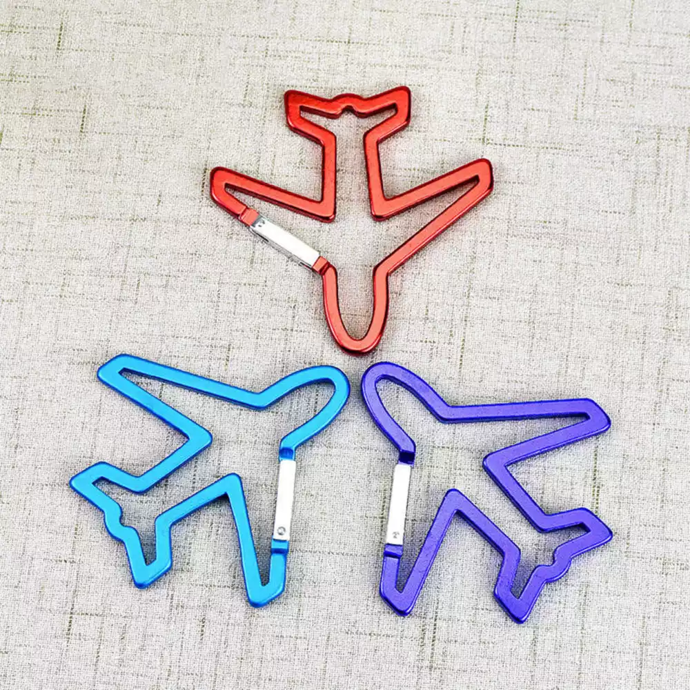 3.3"*3.3" Aircraft-shaped Carabiner