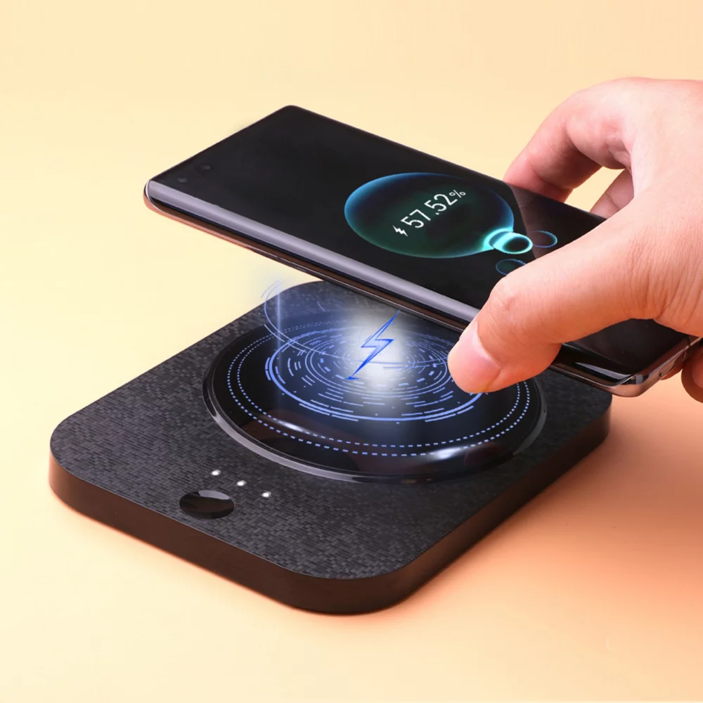 Sous-verre de température avec chargement sans fil