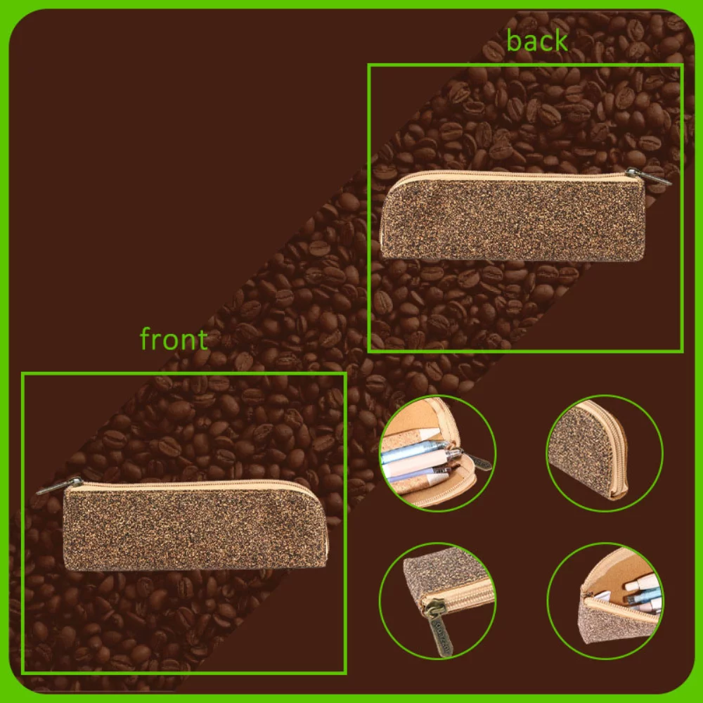 Étui à crayons en marc de café bio