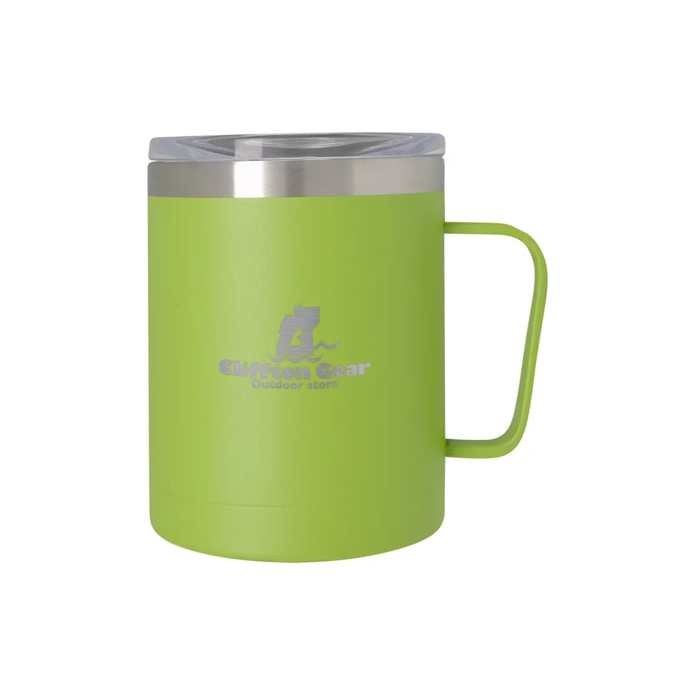 Mug en acier inoxydable à double paroi de 12 onces