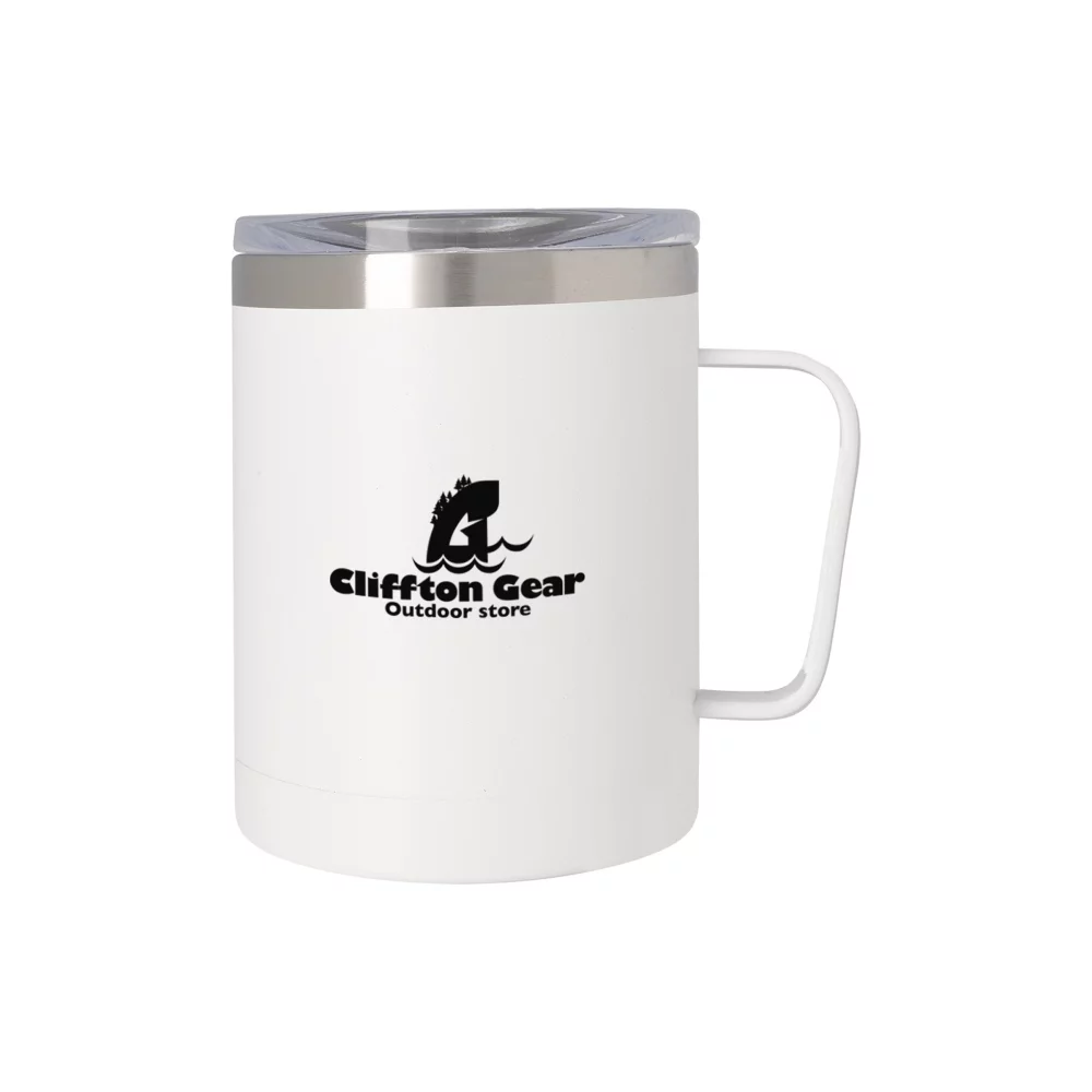 Mug en acier inoxydable à double paroi de 12 onces
