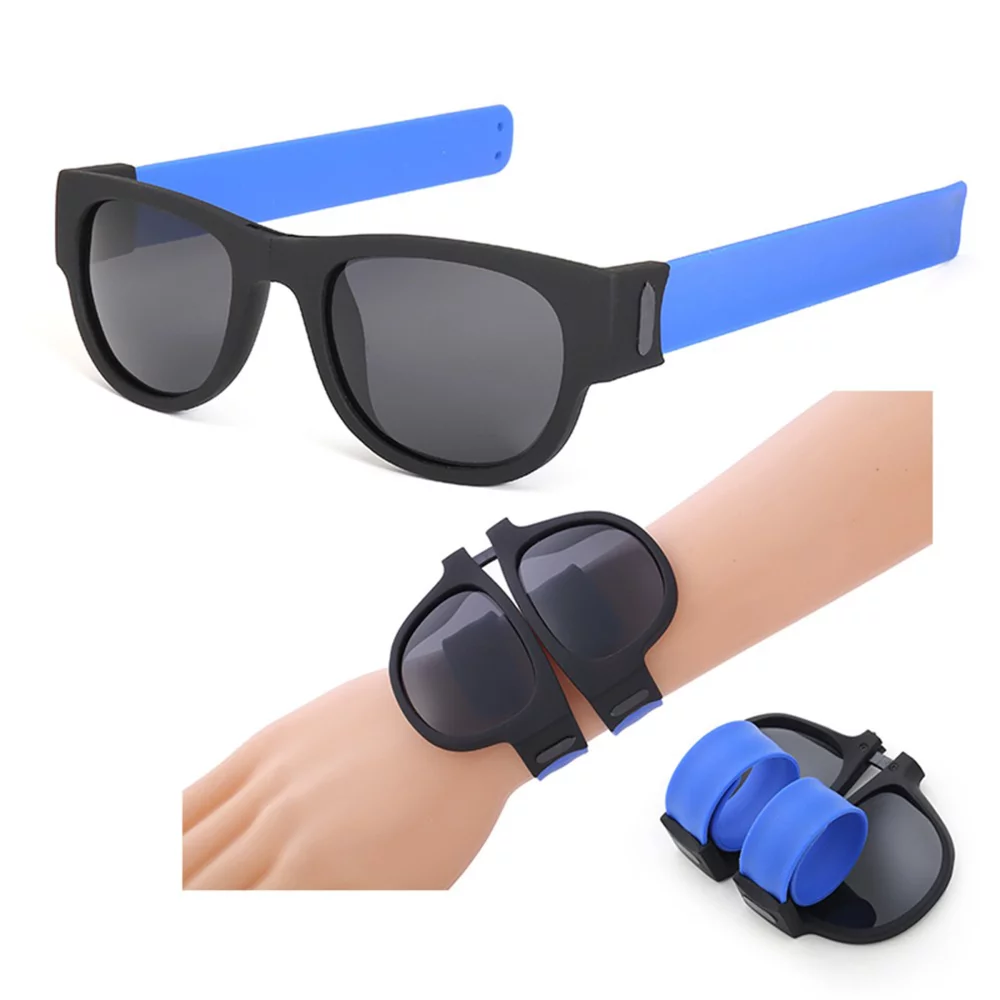 Bracelet de lunettes pliable en silicone