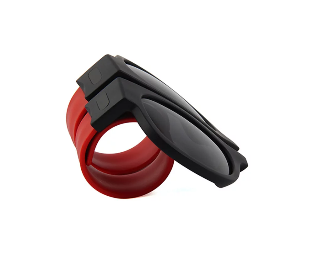 Silicone Foldable Slap Bracelet Sunglasses