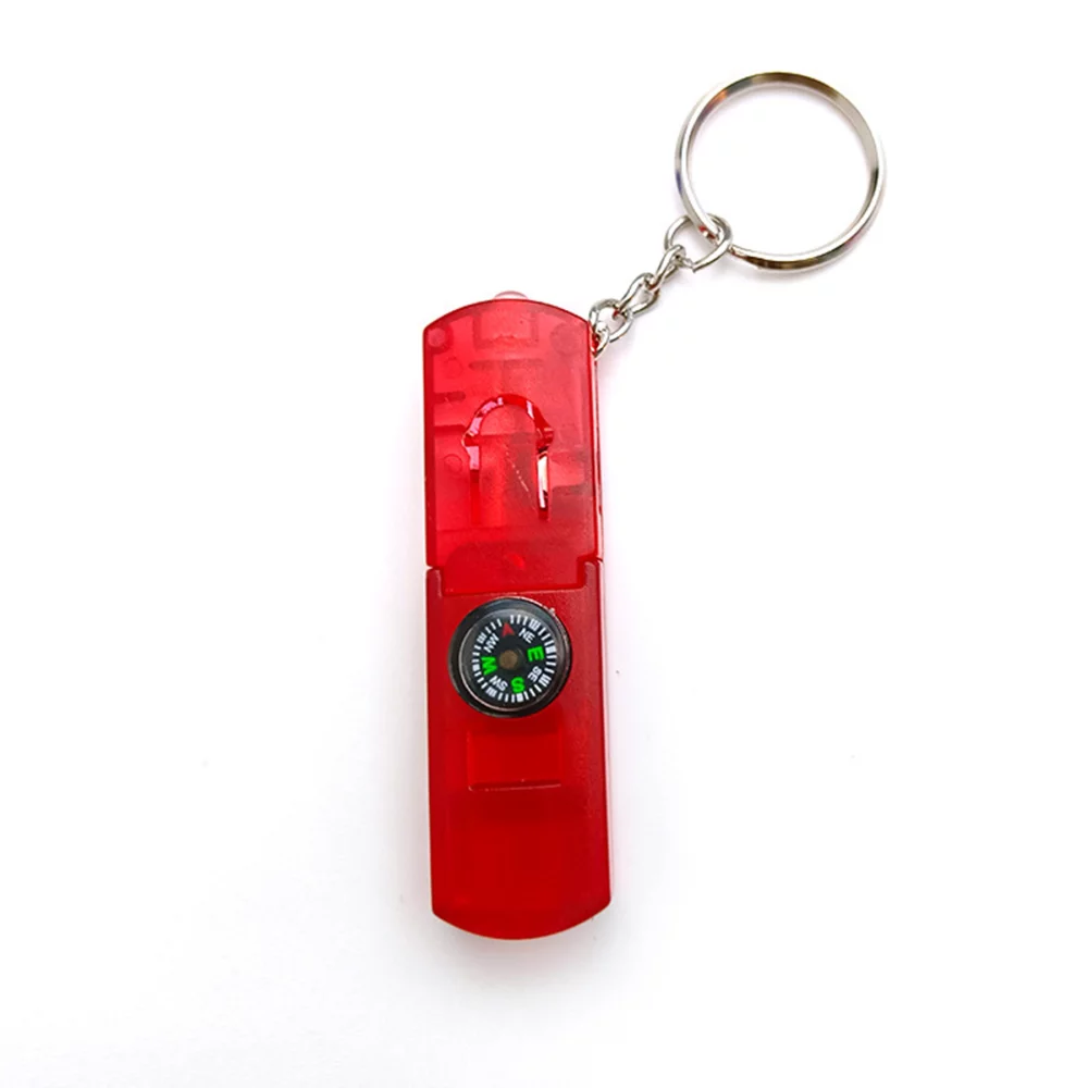 Sifflet porte-clés avec lampe et boussole