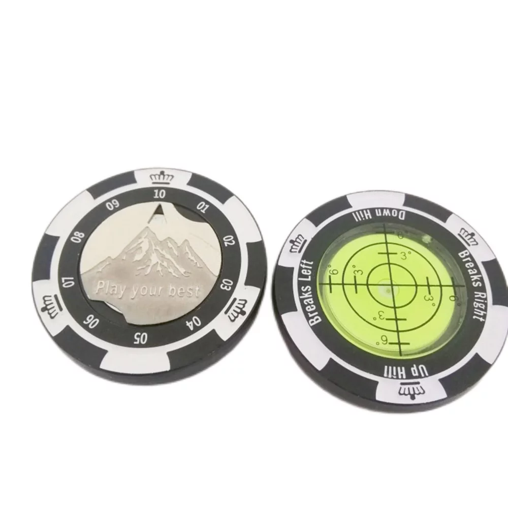 Magnetic Golf Ball Marker with High Precision Green Reading