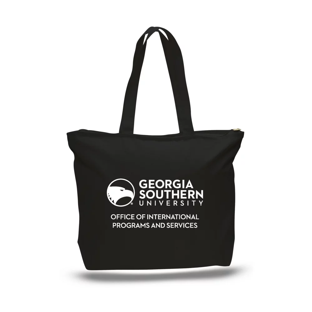 Canvas Zipper Tote Bag