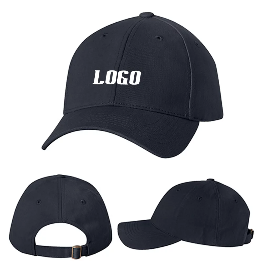 Casquette structurée en sergé de coton brossé