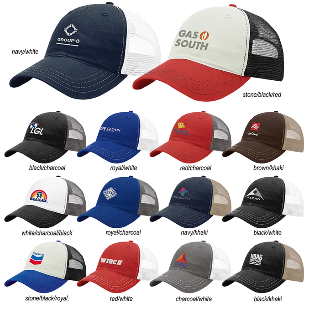 Casquette de camionneur lavée