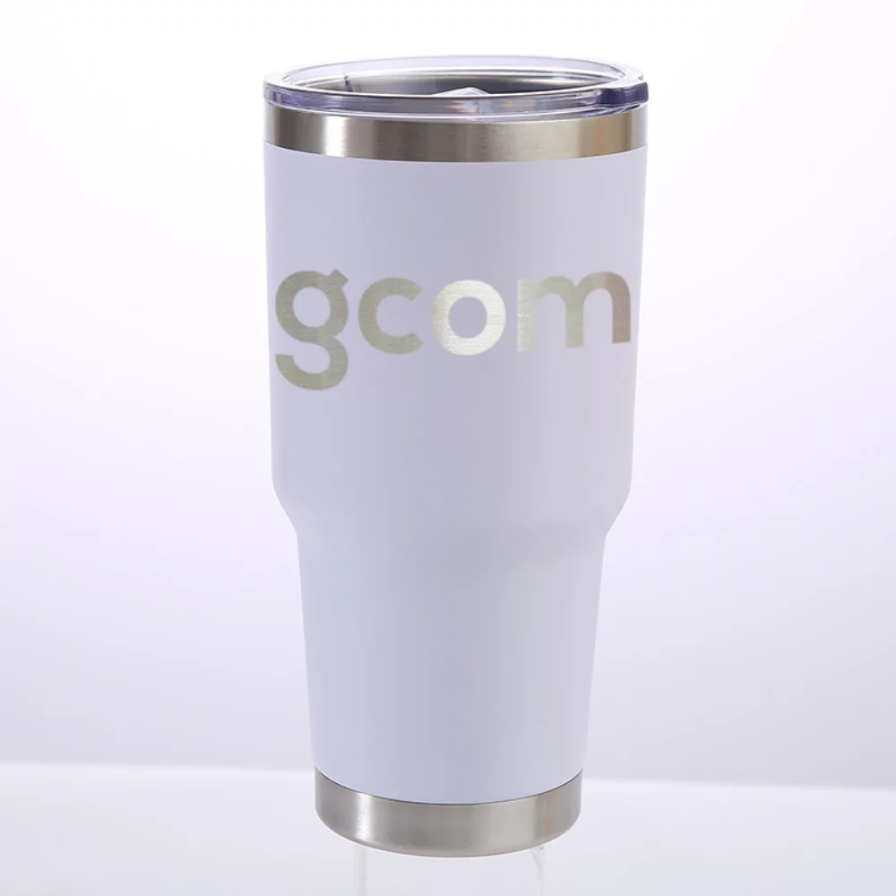 Tumbler à paroi double isolé sous vide de 30 oz.