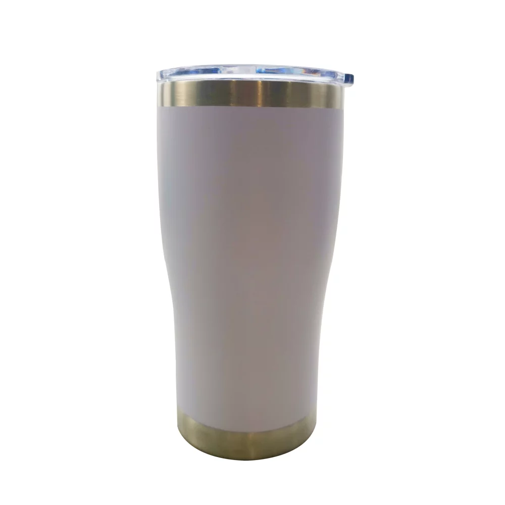 20oz Curved Body Stainless Steel Tumbler