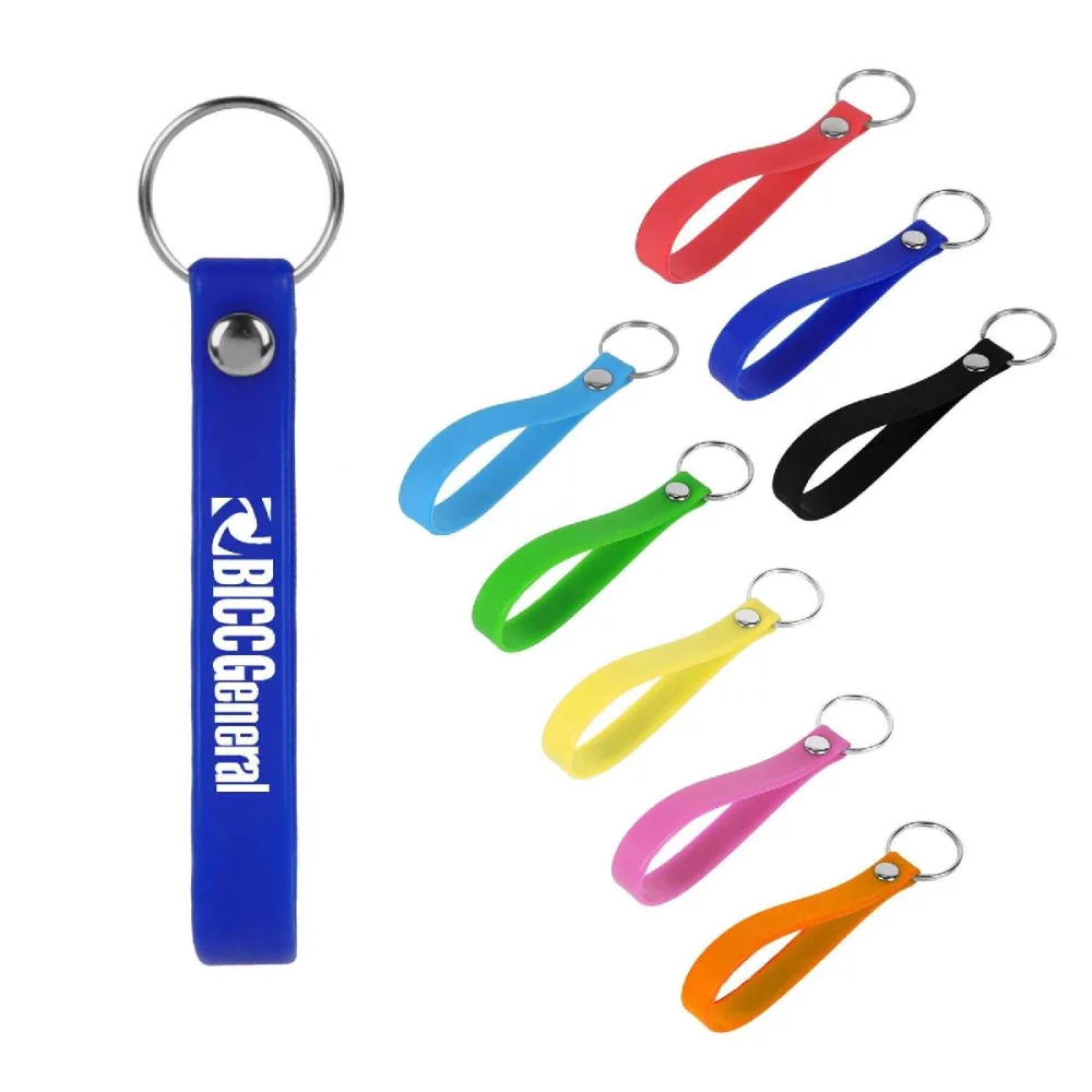 Porte-clés bracelet en silicone