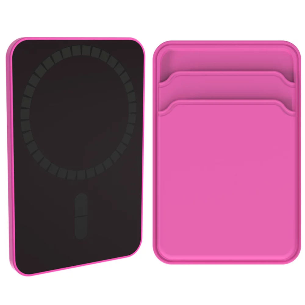 Porte-cartes magnétique à double couche