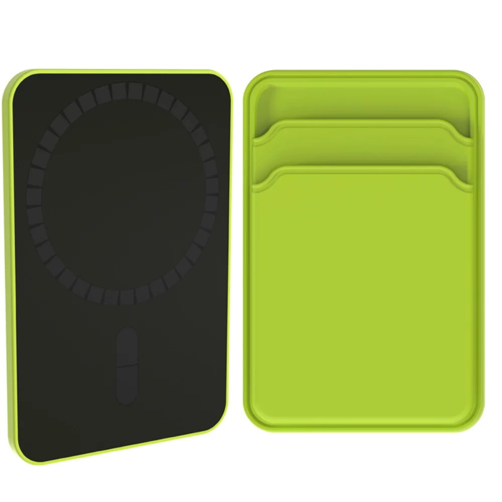 Porte-cartes magnétique à double couche