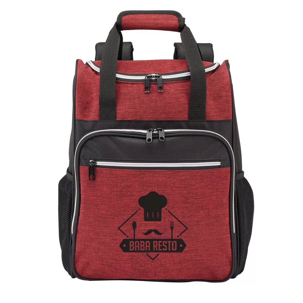 24-Can Heather Backpack Cooler