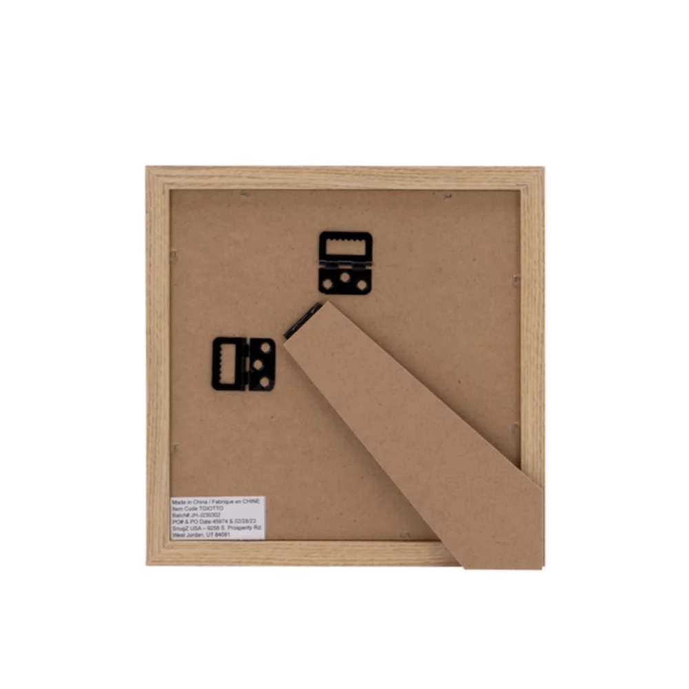 Tableau blanc magnétique avec cadre en bois