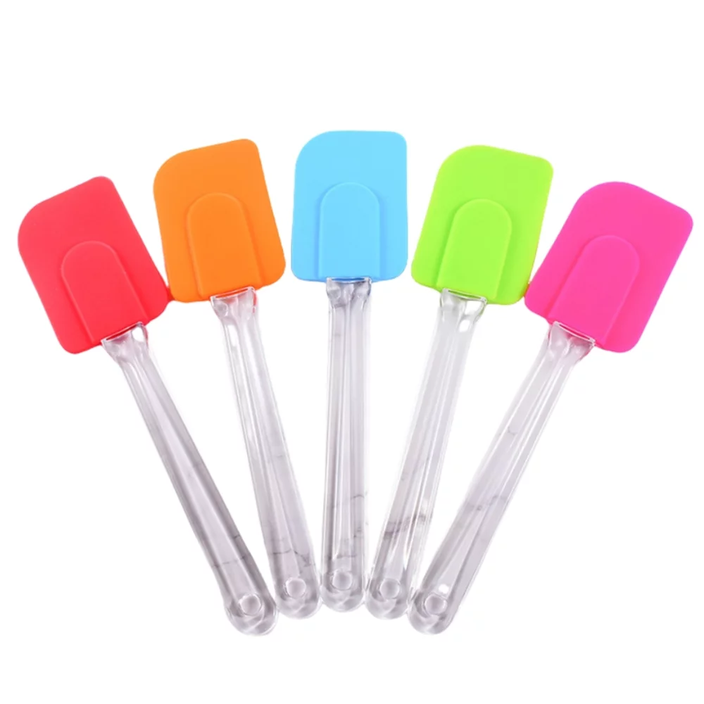 Spatule en silicone avec manche transparent