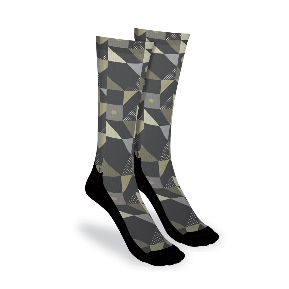 Chaussettes de sublimation par teinture de 18" (la paire)