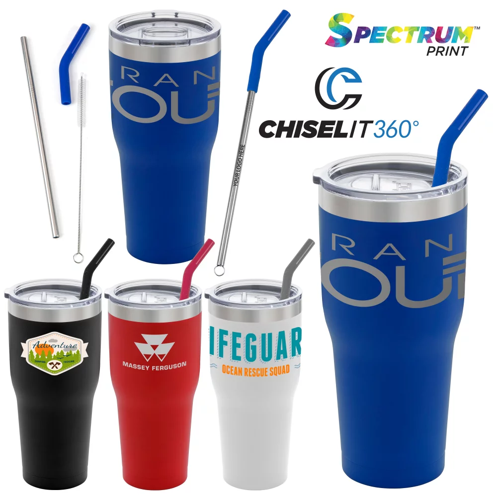 30 Oz. Basecamp K2 Tumbler w/Straw