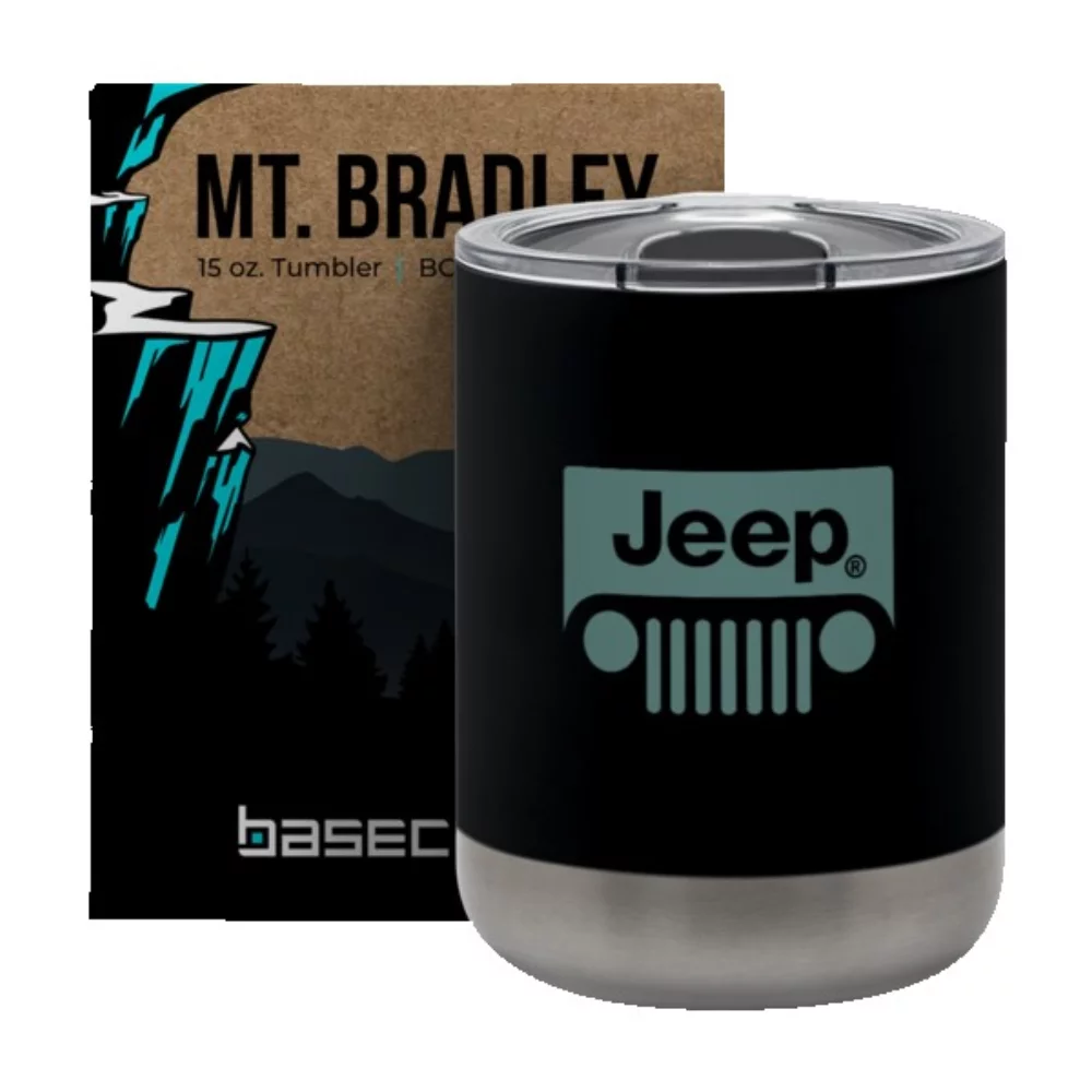 15 Oz. Basecamp® Vacuum Tumbler w/Slider Lid