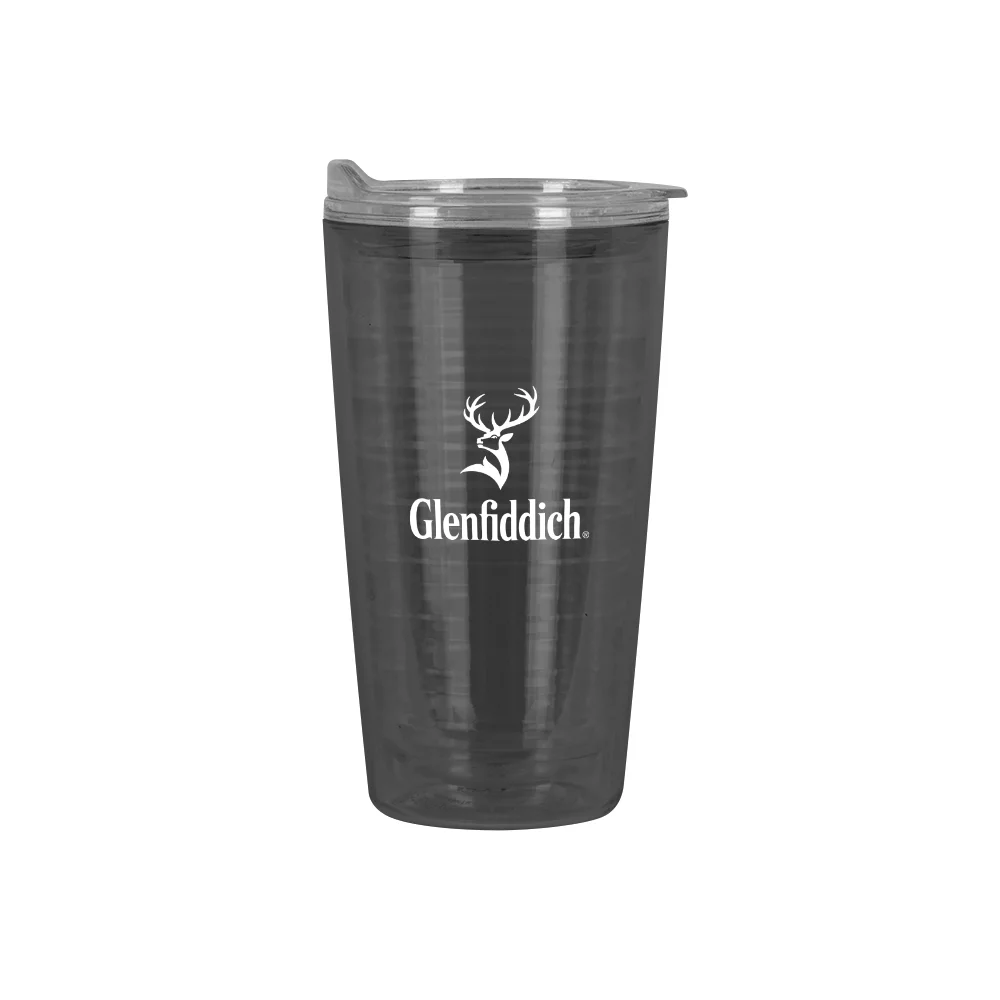 Gobelet Kalahari Verano de 17 oz à paroi double en Tritan avec couvercle transparent