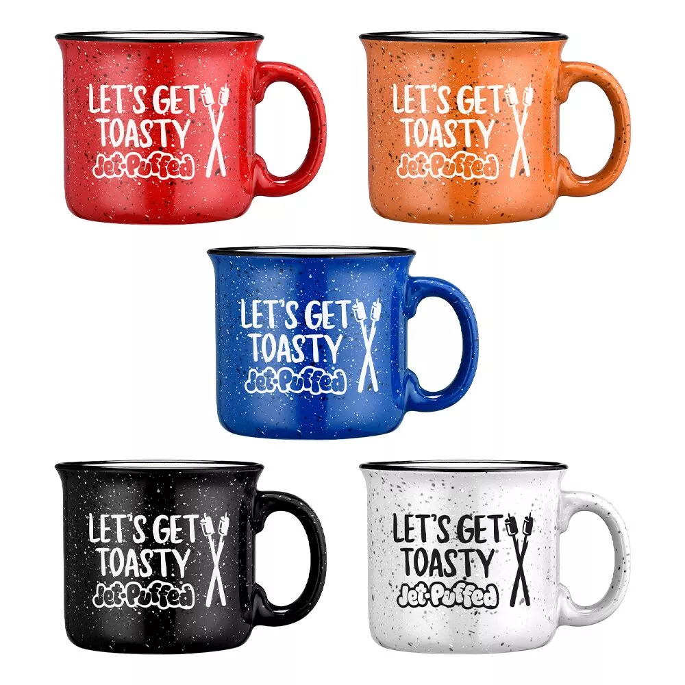 15 Oz. Big Sur Ceramic Speckled Campfire Mug