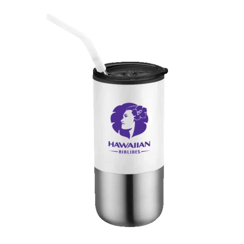 16 Oz. Destin Double Wall Tumbler w/Straw