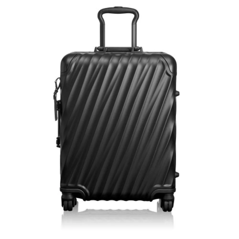 Valise cabine continentale en aluminium 19 degrés - Noir