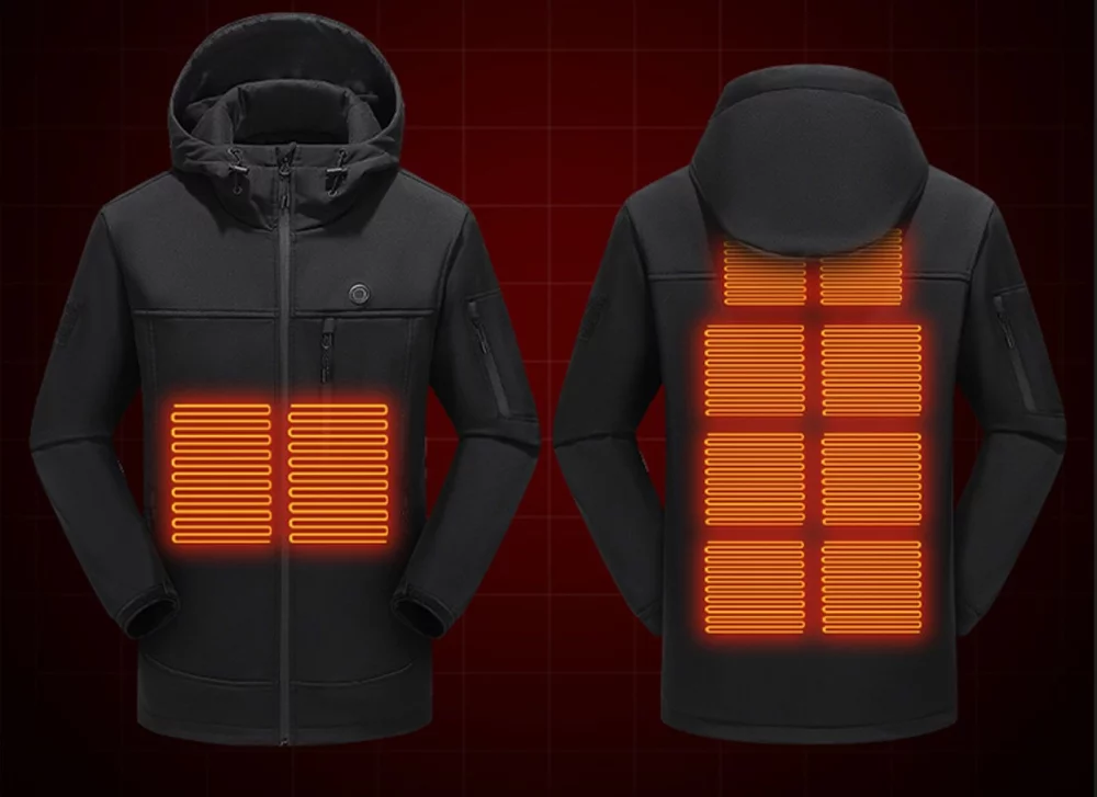 Veste chauffante / Sweat à capuche chauffant