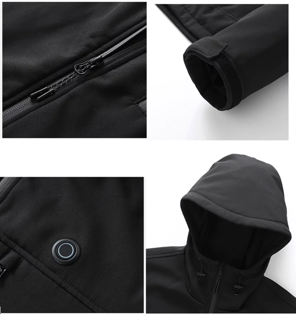 Veste chauffante / Sweat à capuche chauffant