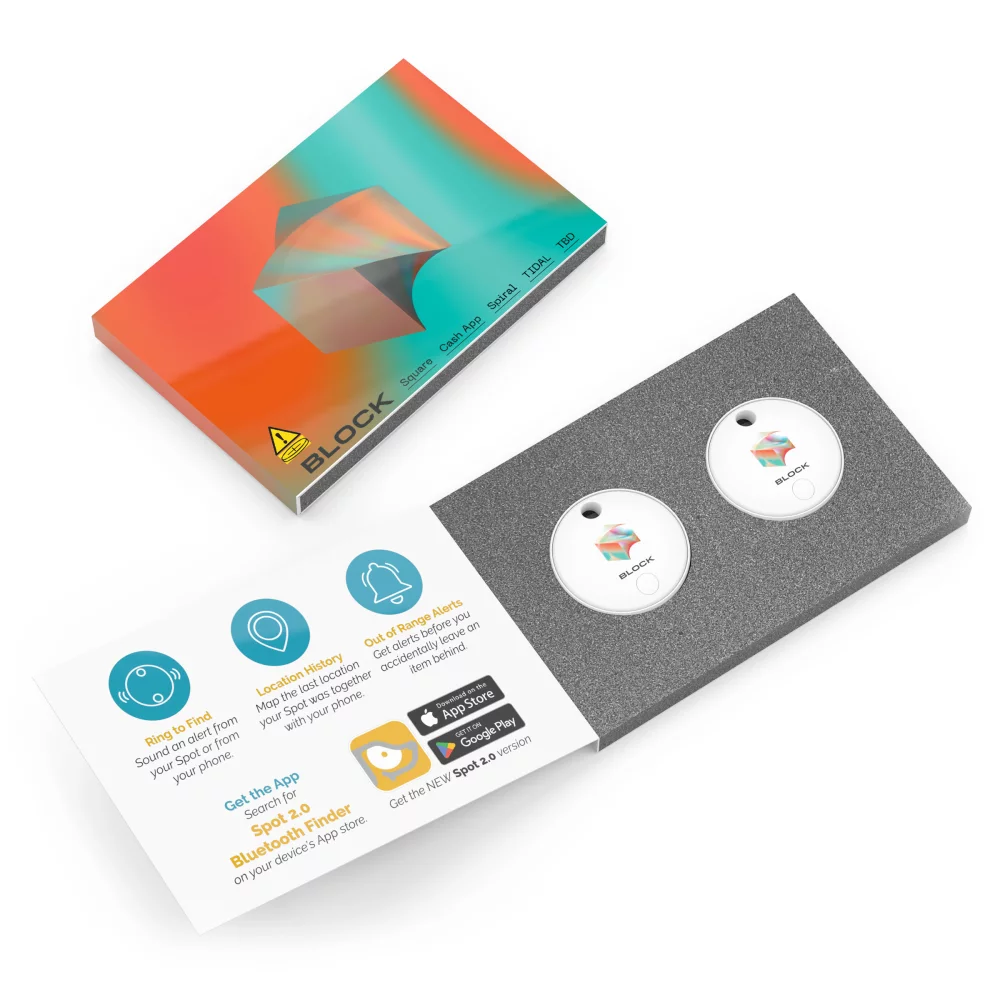 Spot x Twin Pack of Bluetooth Key Finders