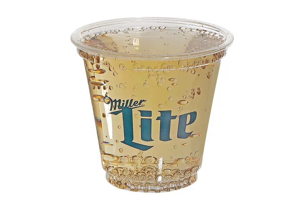 Gobelet en plastique biodégradable transparent de 5 oz.