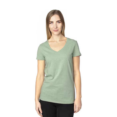 T-shirt col V ultime CVC pour femmes de THREADFAST