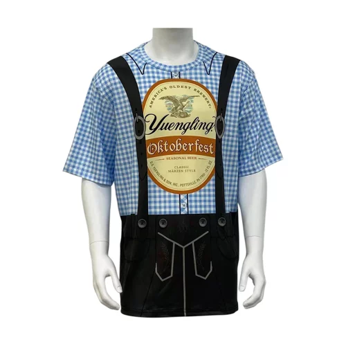 T-shirt à manches courtes personnalisé par sublimation de teinture.