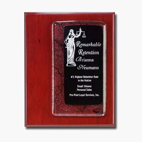Plaque de fusion - Ébène/Bois de rose 8"x10"