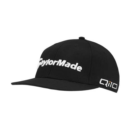 TaylorMade® Black Tour Flatbill Hat
