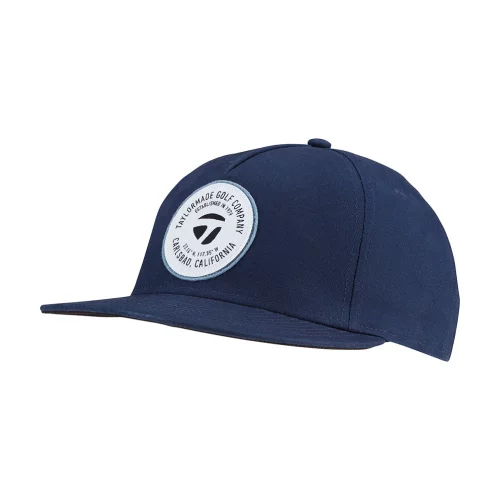 TaylorMade® Navy 5 Panel Flatbill Hat