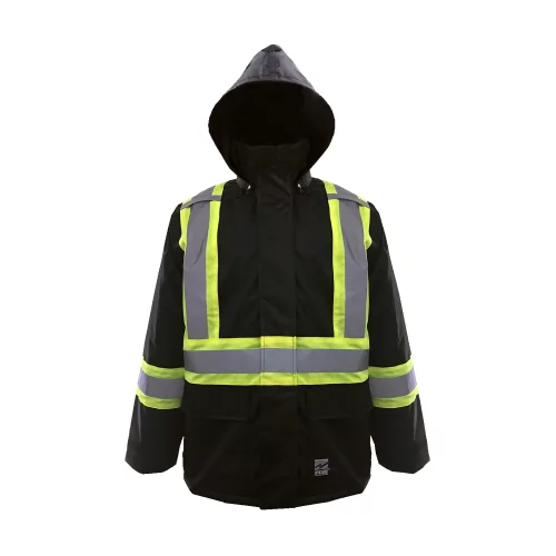 Veste de sécurité Open Road® 150D Rip-Stop (noire)