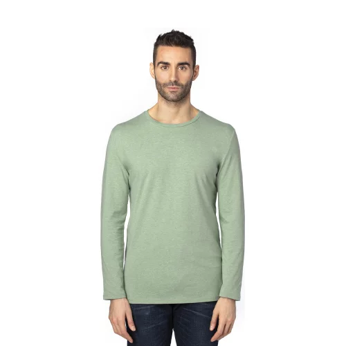 T-shirt à manches longues ultime CVC unisexe THREADFAST