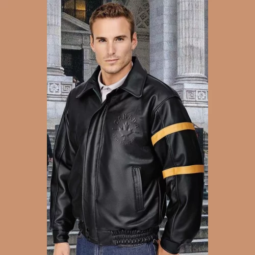 Veste en cuir de cerf personnalisée