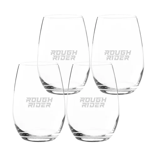 Verres sans pied Lyon de 19 oz, ensemble de 4 dans une boîte cadeau Midnight